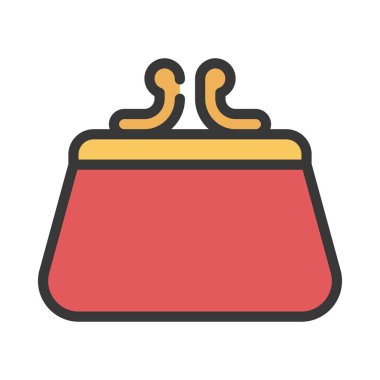 Para Cüzdanı Web simgesi vektör illüstrasyonuName