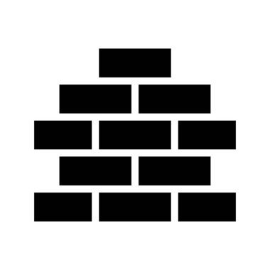 Brick Wall web simgesi vektör illüstrasyonuName