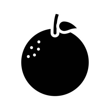 turuncu simge vektör illüstrasyonu 