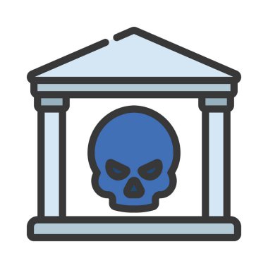 Bank Hacker simgesi, vektör illüstrasyonu 