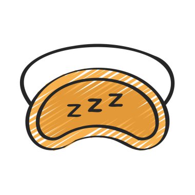 Göz Maskesi Web simgesi vektör çizimi