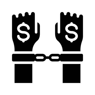 finans ve para konsept simgesi, vektör illüstrasyonu basit tasarım