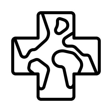 Sağlık + simge vektör illüstrasyon tasarımı