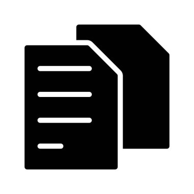 belge simgesi, vektör illüstrasyonu 