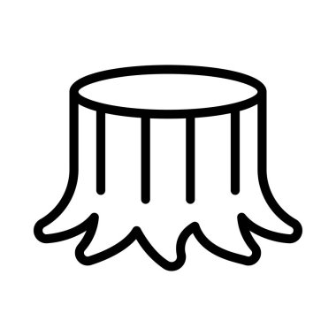 Ağaç Damlası Web simgesi vektör illüstrasyonu