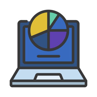 Bilgisayar Veri simgesi, vektör çizimi 