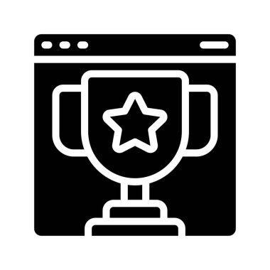 Web sitesi sıralama simgesi, vektör illüstrasyonu basit tasarım