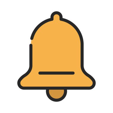 Kişisel ve ticari kullanım için Bell vektör simgesi bildirim