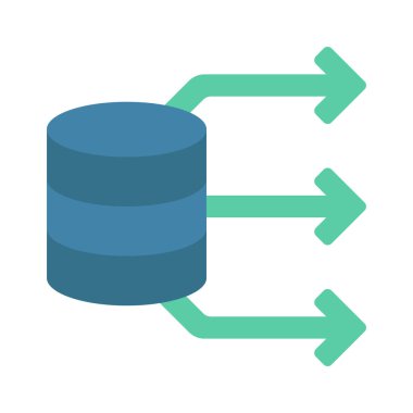Veri Ulaşım simgesi, vektör illüstrasyonu  