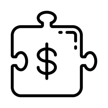 Mali Sorunlar web simgesi vektör illüstrasyonu