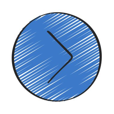 ok sağ simge vektör illüstrasyonu