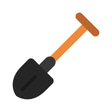 Maça düz simgesi. vektör illüstrasyonu.