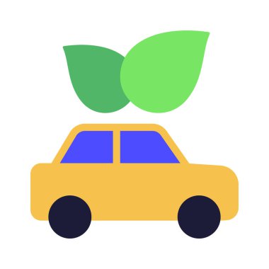 Çevre dostu ağ simgesi vektör illüstrasyonu