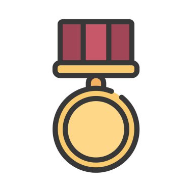 ödül madalya vektör ikonu tasarımı