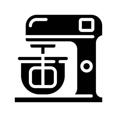 elektrik karıştırıcı ağ ikonu vektör illüstrasyonu