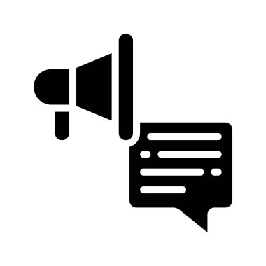 Ad Yorumları web simgesi vektör illüstrasyonu