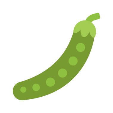 Bezelye Ağı ikon vektör illüstrasyonunun kabuğu