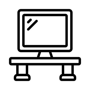 Stand web simgesi vektör resimlemesini görüntüle