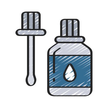 Yapıştırıcı ağ ikonu vektör illüstrasyonu