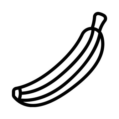 muz ağ ikonu vektör illüstrasyonu