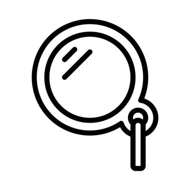 Monocle web simgesi vektör illüstrasyonu