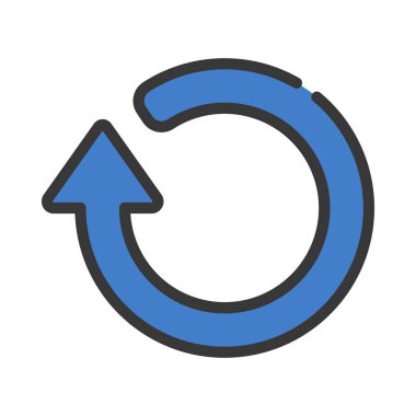 Arrow simgesini beyaz arkaplanda izole et. vektör.