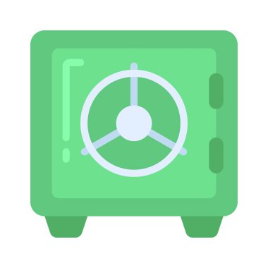 Güvenli simgesi basit vektör çizim