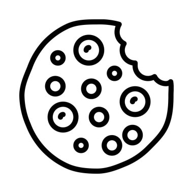 tatlı kurabiye vektör illüstrasyon tasarımı