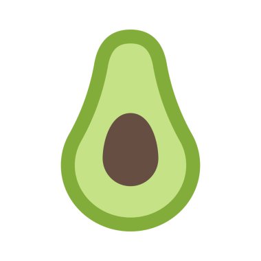 avokado web simgesi vektör çizimi