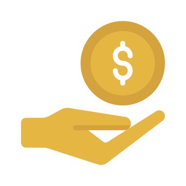 Para web sitesi vektör illüstrasyonunu ver