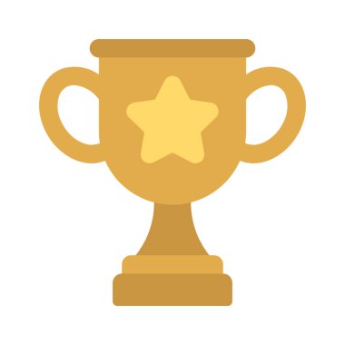 kupa ödülü izole edilmiş ikon vektör illüstrasyon tasarımı