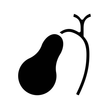 Safra kesesi ağ ikonu vektör çizimi