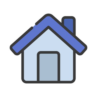 ev simgesi vektör illüstrasyonu