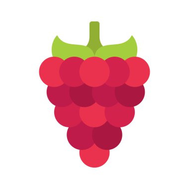 Ahududu ağ ikonu vektör illüstrasyonu