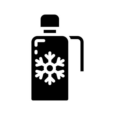 Termos Matarası vektör düz simgesi