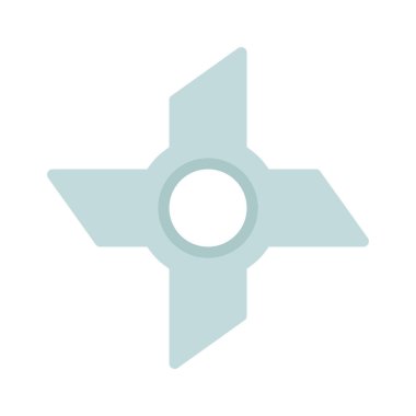 Dikdörtgen Atan Yıldız Ağı ikon vektör çizimi