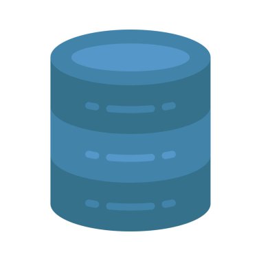 veritabanı web simgesi vektör çizimi