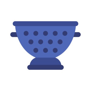 Colander web simgesi vektör illüstrasyonu