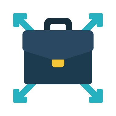 İş Ağı ikon vektör illüstrasyonunu genişlet