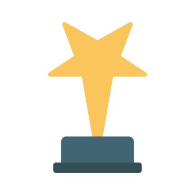 Yıldız Ödülü Web simgesi vektör illüstrasyonu