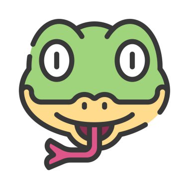 yılan ağı ikon vektör illüstrasyonu