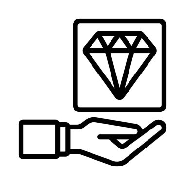 Değer Önerisi web simgesi vektör çizimi