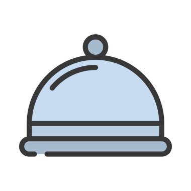 Oda Servisi Web simgesi vektör illüstrasyonu