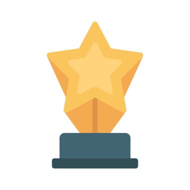 Yıldız Ödülü Web simgesi vektör illüstrasyonu