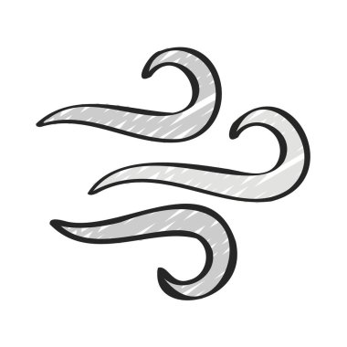 Rüzgar Üfleyen Web simgesi vektör illüstrasyonuName