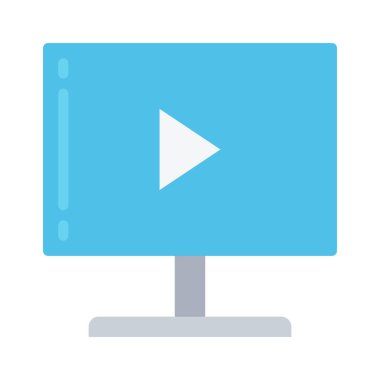 TV web simge vektör çizim