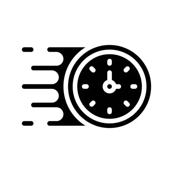 Obrázek Vektoru Webové Ikony Time Flies — Stockový vektor