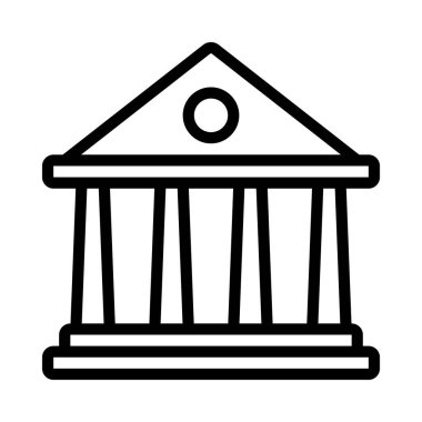 Banka oluşturma vektör simgesi, illüstrasyon 