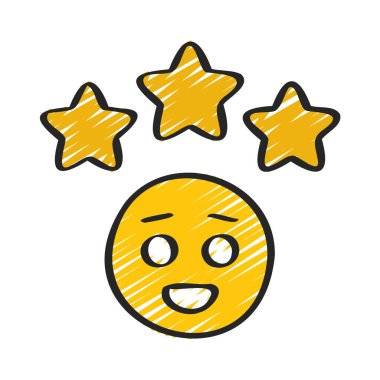 Good Review web icon vector illustration