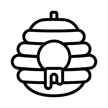 Arı Kovanı simgesinin vektör çizimi